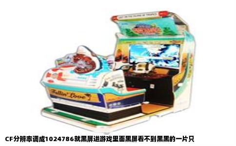 CF分辨率调成1024786就黑屏进游戏里面黑屏看不到黑黑的一片只