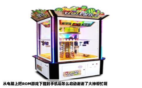 从电脑上把ROM游戏下载到手机后怎么启动谢谢了大神帮忙啊