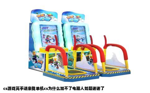cs游戏高手进来我单机cs为什么加不了电脑人如题谢谢了