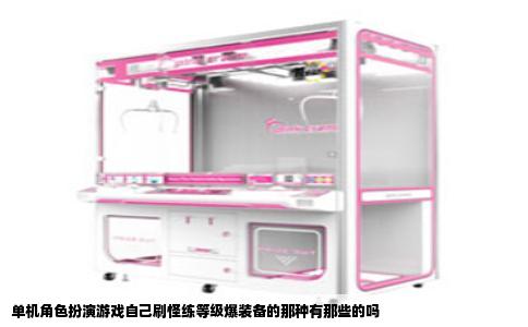 单机角色扮演游戏自己刷怪练等级爆装备的那种有那些的吗