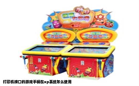 打印机接口的游戏手柄在xp系统怎么使用
