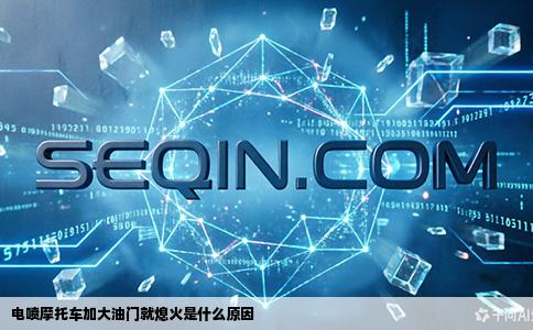 电喷摩托车加大油门就熄火是什么原因