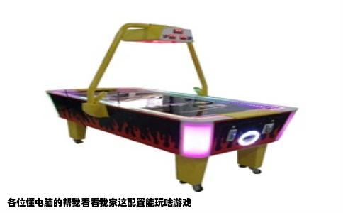 各位懂电脑的帮我看看我家这配置能玩啥游戏