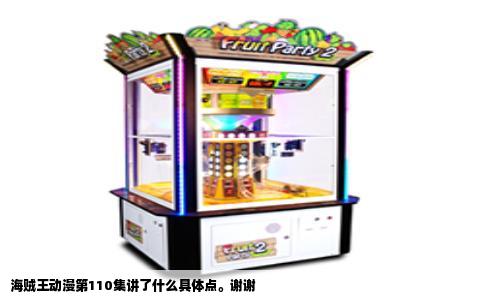 海贼王动漫第110集讲了什么具体点。谢谢