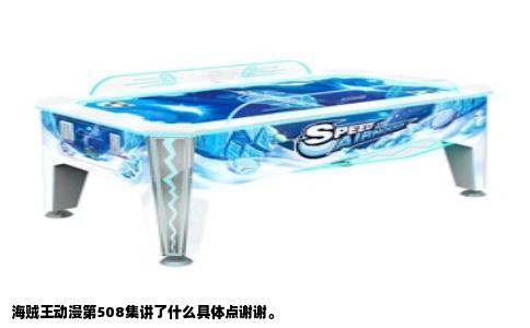 海贼王动漫第508集讲了什么具体点谢谢。