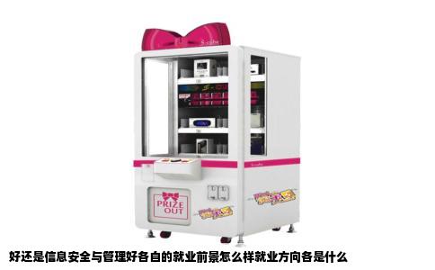 好还是信息安全与管理好各自的就业前景怎么样就业方向各是什么