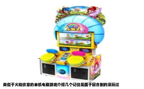 类似于火焰纹章的单机电脑游戏介绍几个记住是属于回合制的没玩过