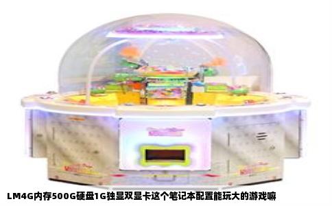 LM4G内存500G硬盘1G独显双显卡这个笔记本配置能玩大的游戏嘛