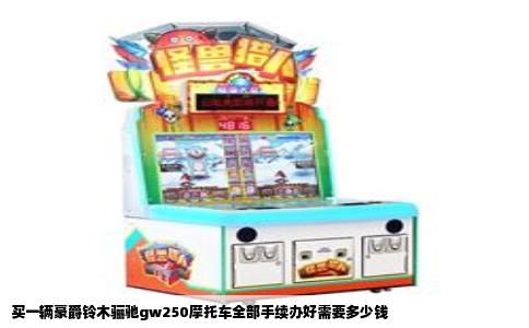 买一辆豪爵铃木骊驰gw250摩托车全部手续办好需要多少钱