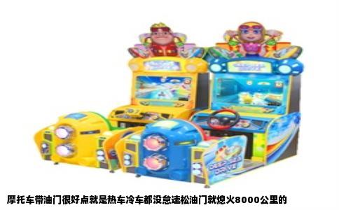 摩托车带油门很好点就是热车冷车都没怠速松油门就熄火8000公里的