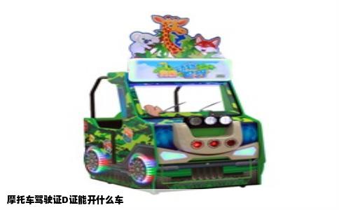 摩托车驾驶证D证能开什么车