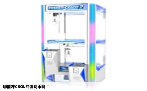 哪能冲CSOL的游戏币啊