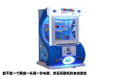能不能一个网线一头插一台电脑、然后玩联机的单击游戏