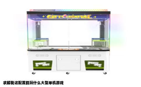 求解我这配置能玩什么大型单机游戏