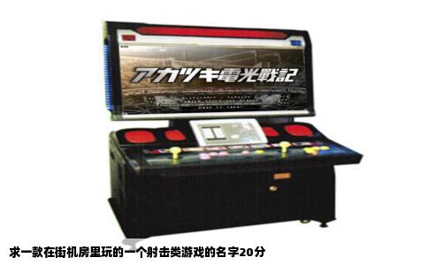 求一款在街机房里玩的一个射击类游戏的名字20分