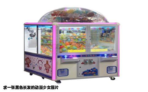 求一张黑色长发的动漫少女图片