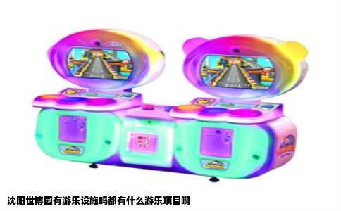 沈阳世博园有游乐设施吗都有什么游乐项目啊
