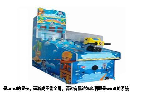 是amd的显卡。玩游戏不能全屏。两边有黑边怎么调呢是win8的系统