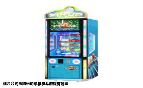 适合台式电脑玩的单机格斗游戏有哪些