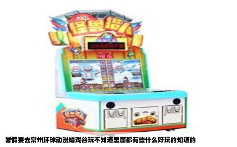 暑假要去常州环球动漫嬉戏谷玩不知道里面都有些什么好玩的知道的