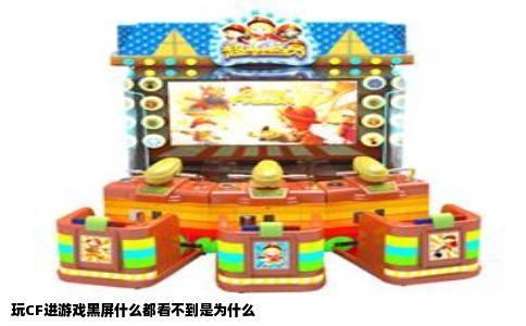 玩CF进游戏黑屏什么都看不到是为什么