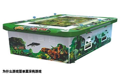 为什么游戏菜单里没有游戏