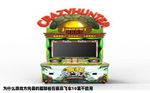 为什么游戏方向盘的脚踏板在极品飞车10里不能用