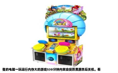 我的电脑一玩运行内存大的游戏530分钟内就会突然黑屏然后关机。看