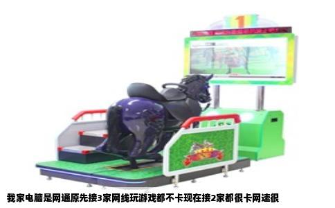 我家电脑是网通原先接3家网线玩游戏都不卡现在接2家都很卡网速很