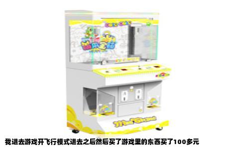 我进去游戏开飞行模式进去之后然后买了游戏里的东西买了100多元