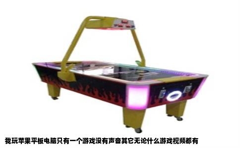 我玩苹果平板电脑只有一个游戏没有声音其它无论什么游戏视频都有