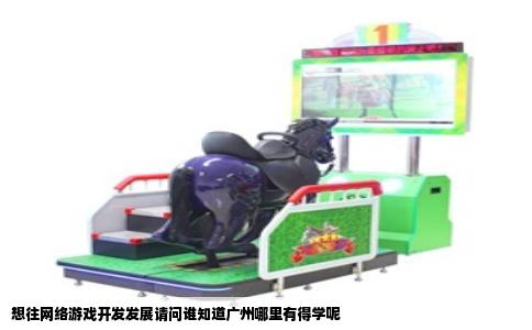 想往网络游戏开发发展请问谁知道广州哪里有得学呢