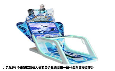 小弟想开1个动漫店哪位大哥能告诉我需要进一些什么东西需要多少