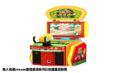 有人知道steam游戏激活码可以在哪里买到啊