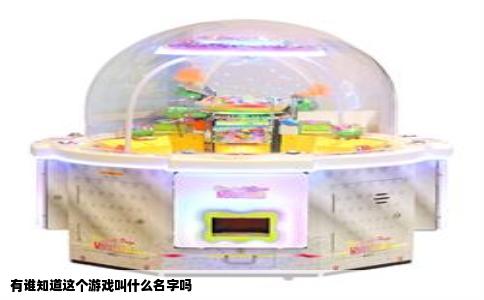 有谁知道这个游戏叫什么名字吗