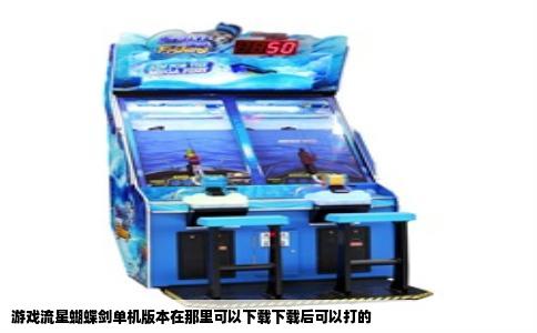 游戏流星蝴蝶剑单机版本在那里可以下载下载后可以打的