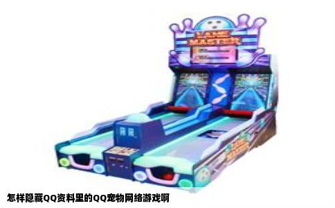 怎样隐藏QQ资料里的QQ宠物网络游戏啊